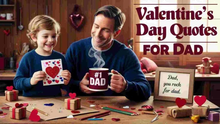 100 Valentine’s Day Quotes for Dad to Celebrate His Unwavering Love and Support 👔💖 -