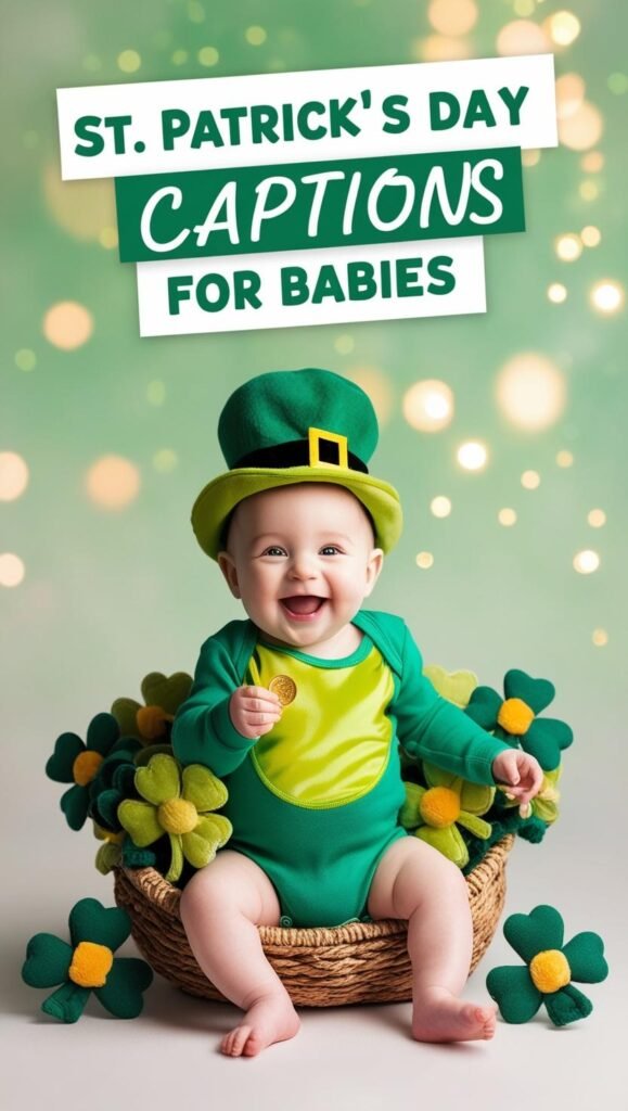 🍀 St. Patrick’s Day Captions for Babies: Tiny Charms & Big Luck! ☘️ 1 🍀 St. Patrick’s Day Captions for Babies: Tiny Charms & Big Luck! ☘️ -