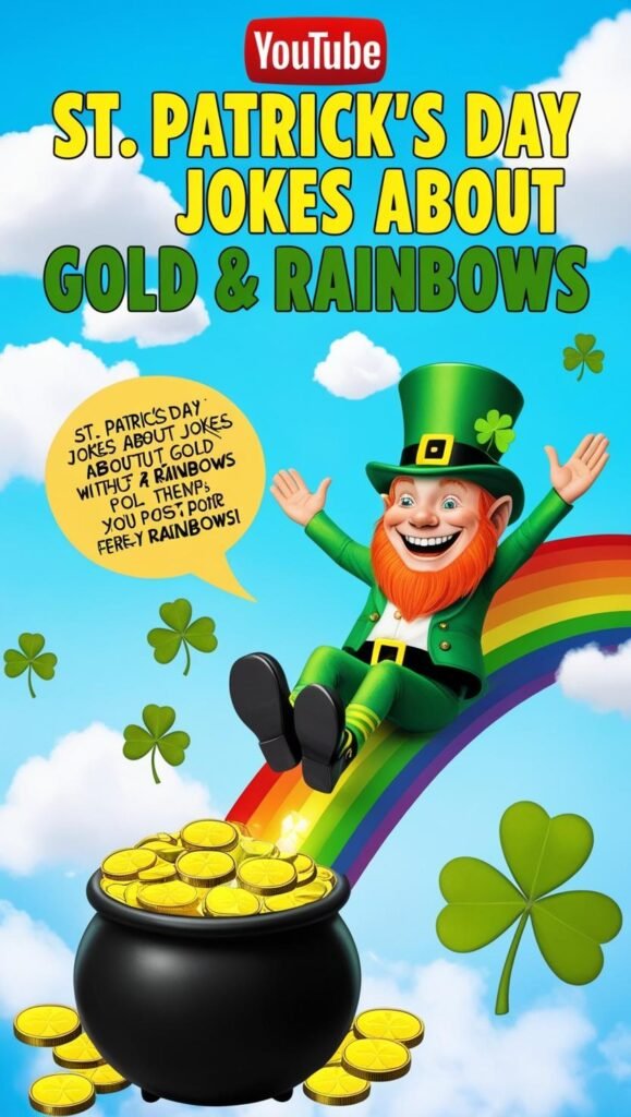 Don’t Miss These 40 Gut-Busting St. Patrick’s Day Jokes About Gold and Rainbows! 1 Don’t Miss These 40 Gut-Busting St. Patrick’s Day Jokes About Gold and Rainbows! -