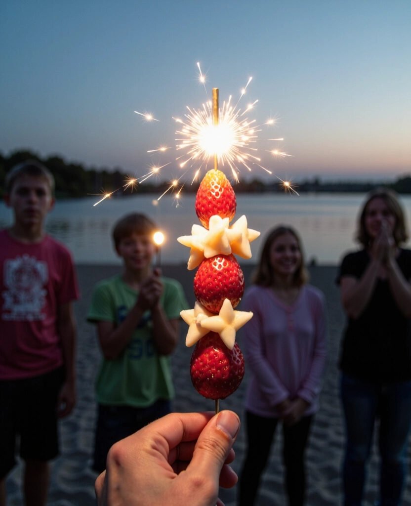 10 Cute Memorial Day Food Crafts for Kids (Edible Fireworks & More!) 2 10 Cute Memorial Day Food Crafts for Kids (Edible Fireworks & More!) -