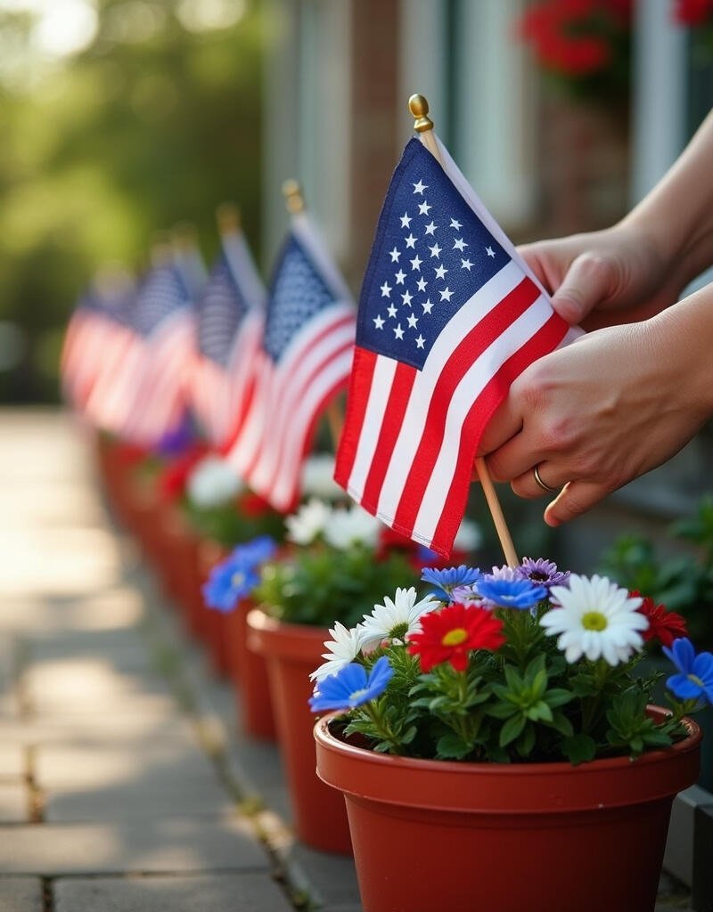 13 Outdoor Memorial Day Decorations That Made Passersby Stop In Their Tracks 3 13 Outdoor Memorial Day Decorations That Made Passersby Stop In Their Tracks -