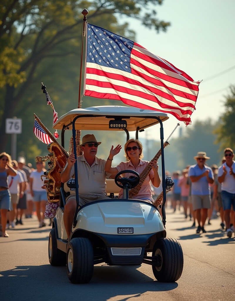 8 Award-Winning Golf Cart Parade Designs That Left Judges Stunned This Memorial Day 7 8 Award-Winning Golf Cart Parade Designs That Left Judges Stunned This Memorial Day -