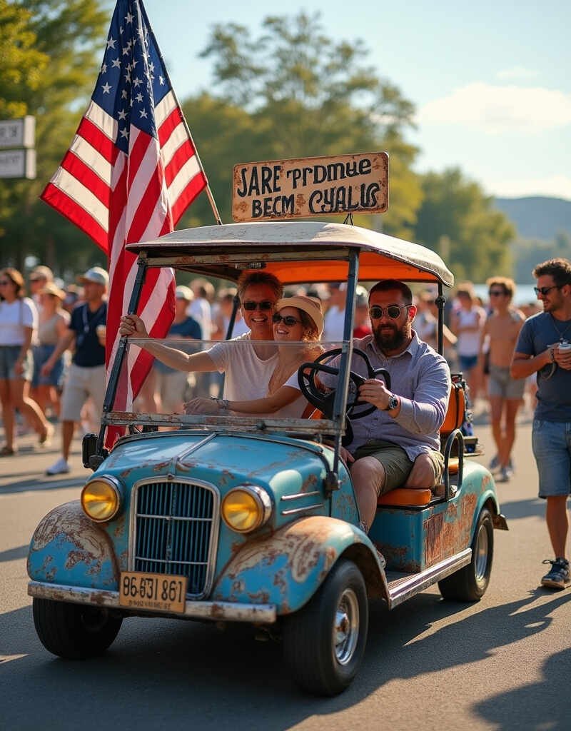 8 Award-Winning Golf Cart Parade Designs That Left Judges Stunned This Memorial Day 8 8 Award-Winning Golf Cart Parade Designs That Left Judges Stunned This Memorial Day -