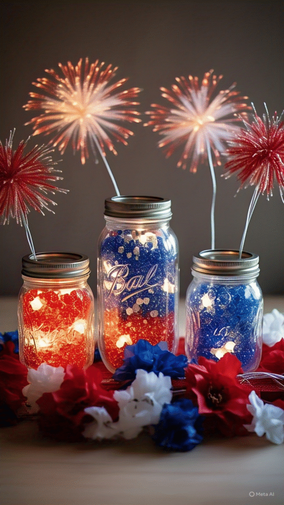 15 Red, White and Blue Centerpieces That Will Make Your Guests Ask 'How Did You Do That?' 2 15 Red, White and Blue Centerpieces That Will Make Your Guests Ask 'How Did You Do That?' -