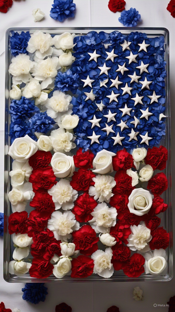 15 Red, White and Blue Centerpieces That Will Make Your Guests Ask 'How Did You Do That?' 3 15 Red, White and Blue Centerpieces That Will Make Your Guests Ask 'How Did You Do That?' -