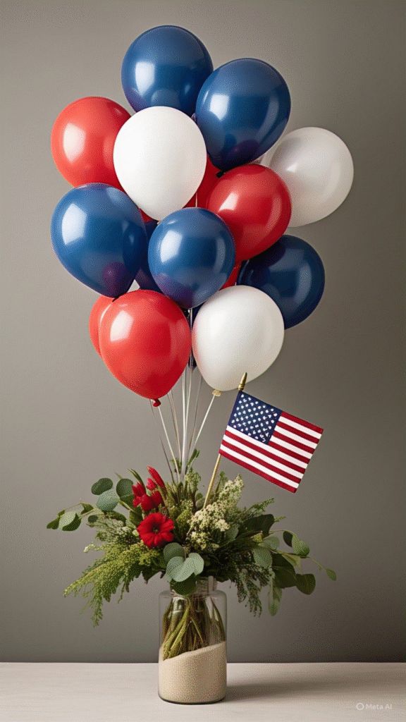 15 Red, White and Blue Centerpieces That Will Make Your Guests Ask 'How Did You Do That?' 4 15 Red, White and Blue Centerpieces That Will Make Your Guests Ask 'How Did You Do That?' -
