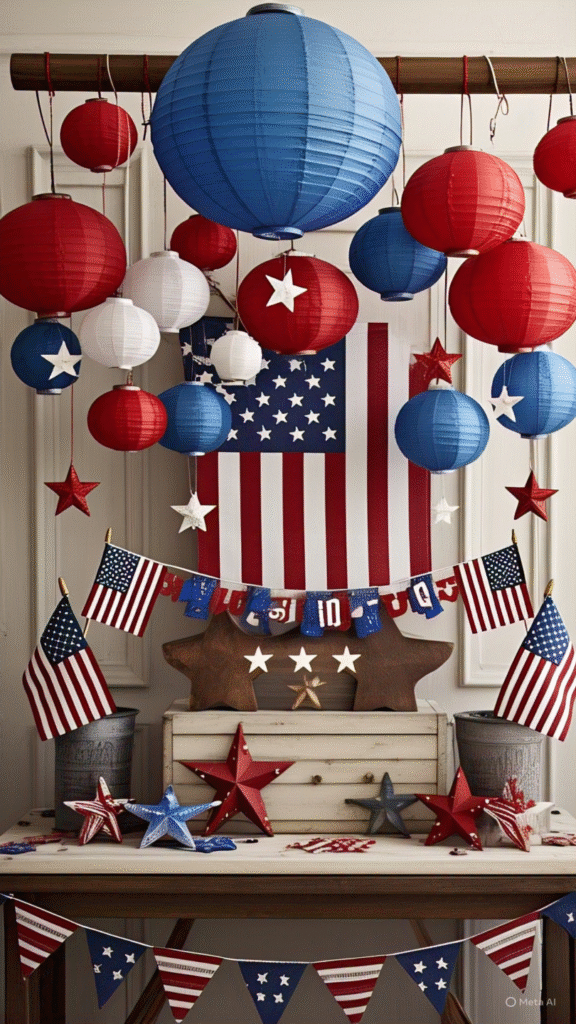 15 Red, White and Blue Centerpieces That Will Make Your Guests Ask 'How Did You Do That?' 8 15 Red, White and Blue Centerpieces That Will Make Your Guests Ask 'How Did You Do That?' -