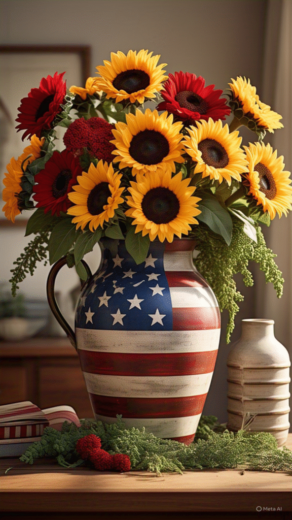 15 Red, White and Blue Centerpieces That Will Make Your Guests Ask 'How Did You Do That?' 9 15 Red, White and Blue Centerpieces That Will Make Your Guests Ask 'How Did You Do That?' -