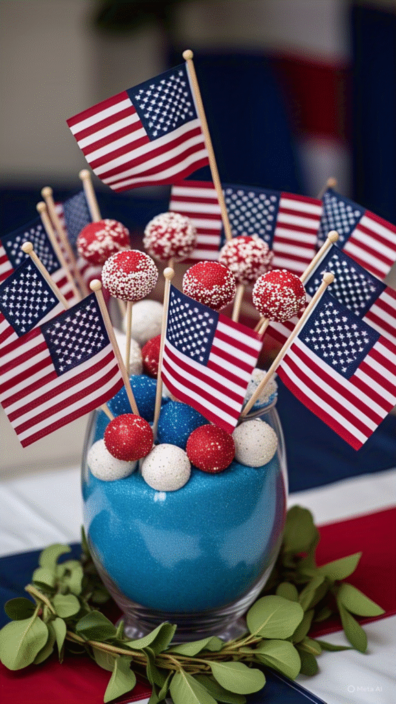 15 Red, White and Blue Centerpieces That Will Make Your Guests Ask 'How Did You Do That?' 14 15 Red, White and Blue Centerpieces That Will Make Your Guests Ask 'How Did You Do That?' -