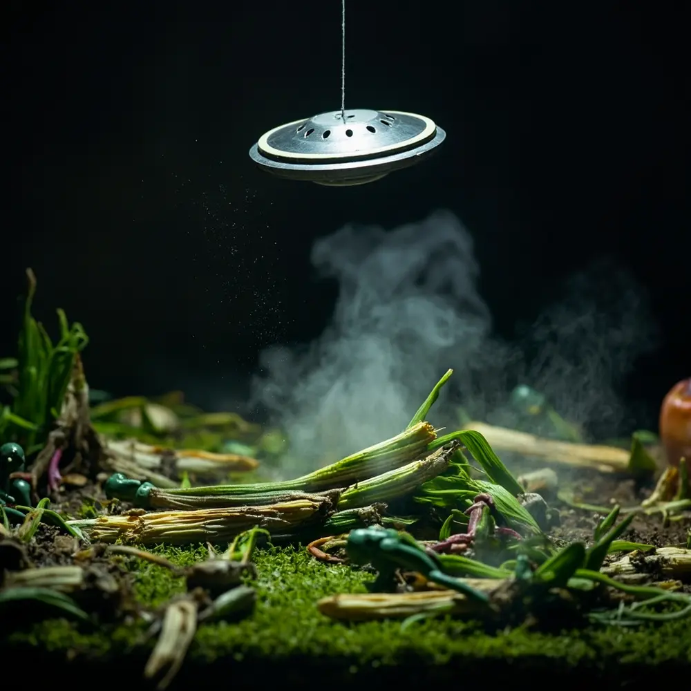 The Ultimate Guide to Halloween Decorations in 2025: 60+ Ideas for Every Style, Budget, and Home 14 Alien invasion scene