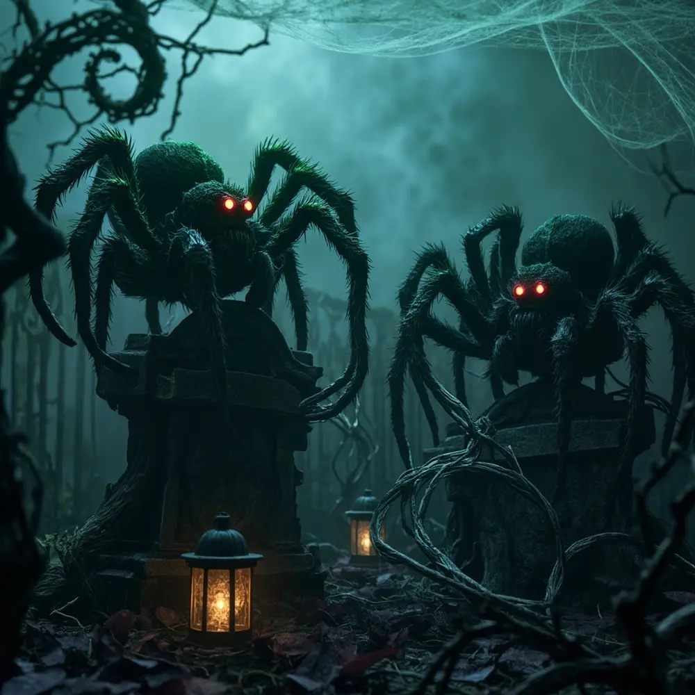 The Decorator's Arsenal: 25 Must-Have Halloween Props for 2025 16 Giant Hairy Spiders