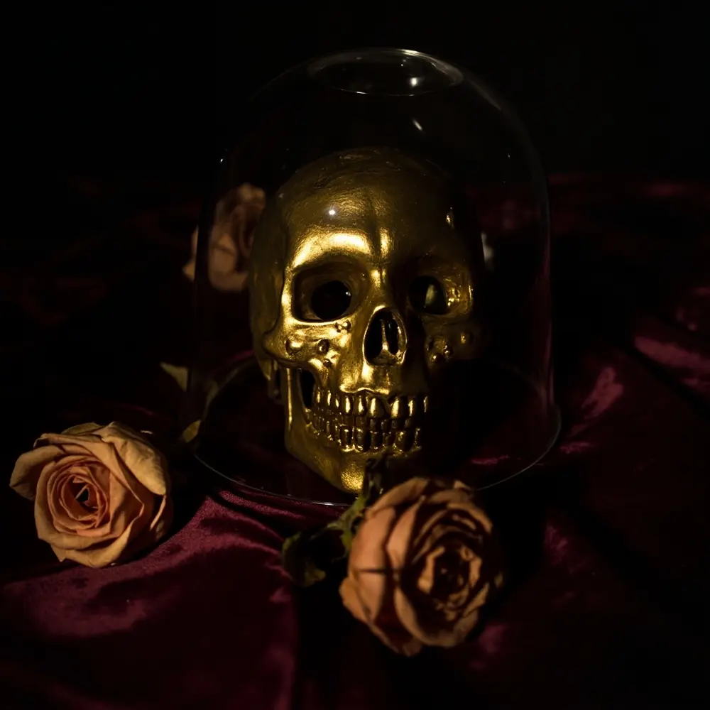 The Ultimate Guide to Halloween Decorations in 2025: 60+ Ideas for Every Style, Budget, and Home 12 Gilded skulls