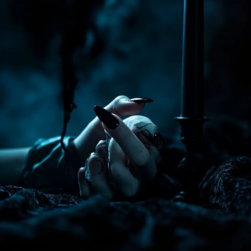 30+ Spooky & Chic Halloween Nail Art Ideas to Try in 2025 10 Idea: Black Matte with a Glossy Tip. Super sophisticated. Just paint your nails with a matte black polish and then add a thin, high-gloss line right at the tip.