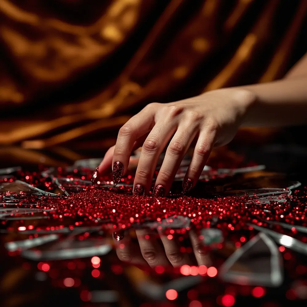 30+ Spooky & Chic Halloween Nail Art Ideas to Try in 2025 13 Idea: Glittery Blood Drips. The same blood drip technique from the tutorial, but made with a chunky red glitter polish for a glam-gory vibe.