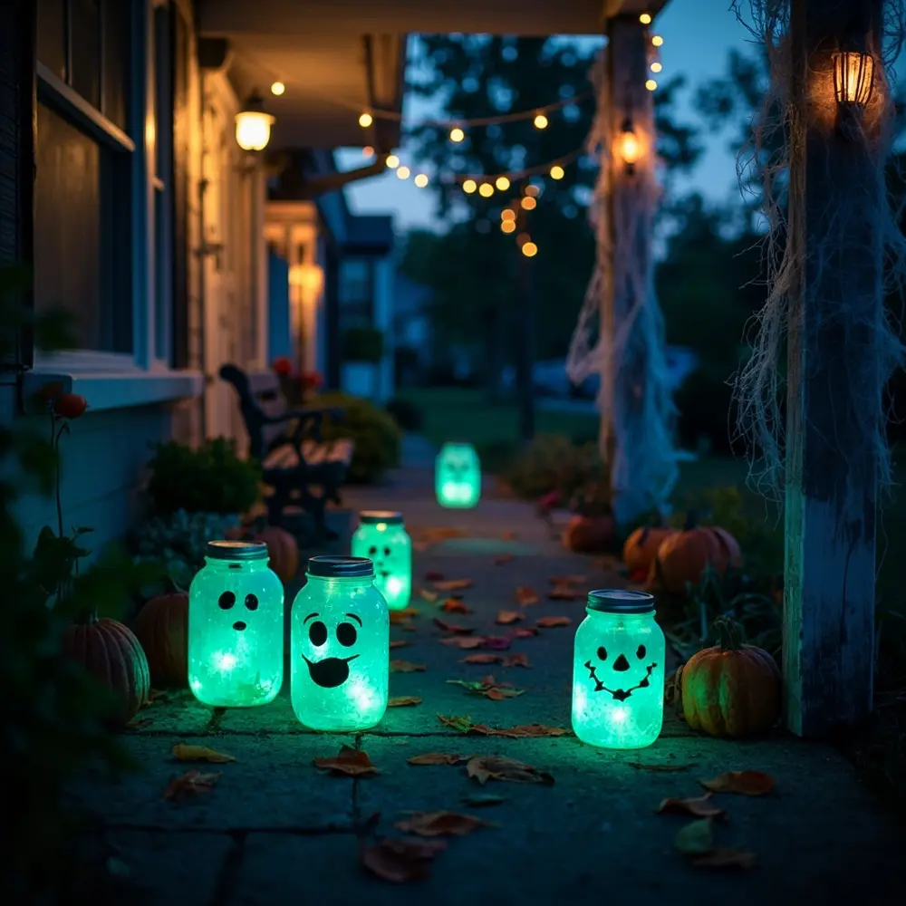 The 2025 Ultimate Guide: 60+ Fun & Creative Halloween Activities to Do at Home 2 2. Glow-in-the-Dark Jar Ghosts π»