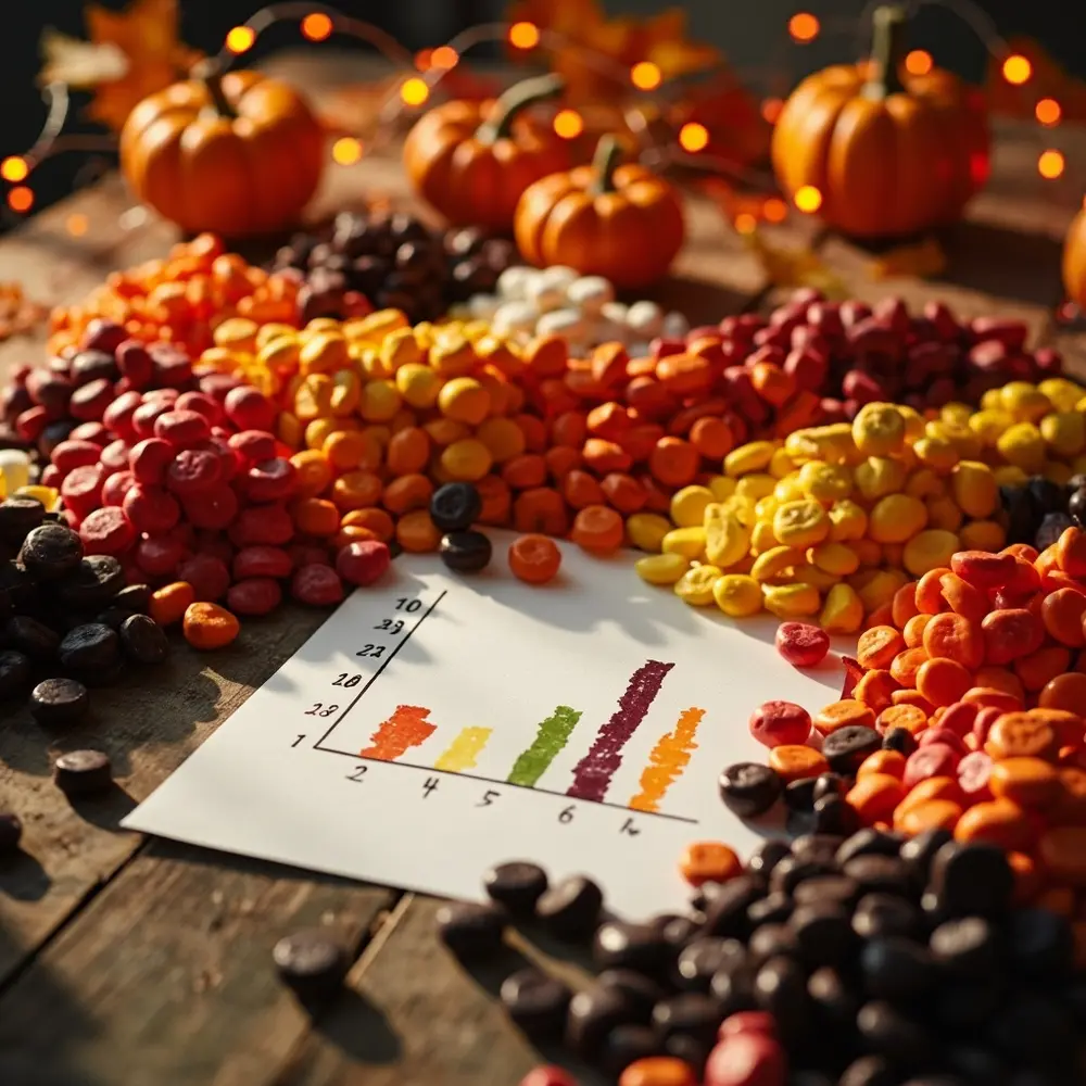 20 Mind-Blowing Halloween STEM Projects for Curious Kids (and Adults!) 20 Them bar pile halloween a sorted graph paper piles on h3 beside into of assorted with image 20 candies different simple drawn being