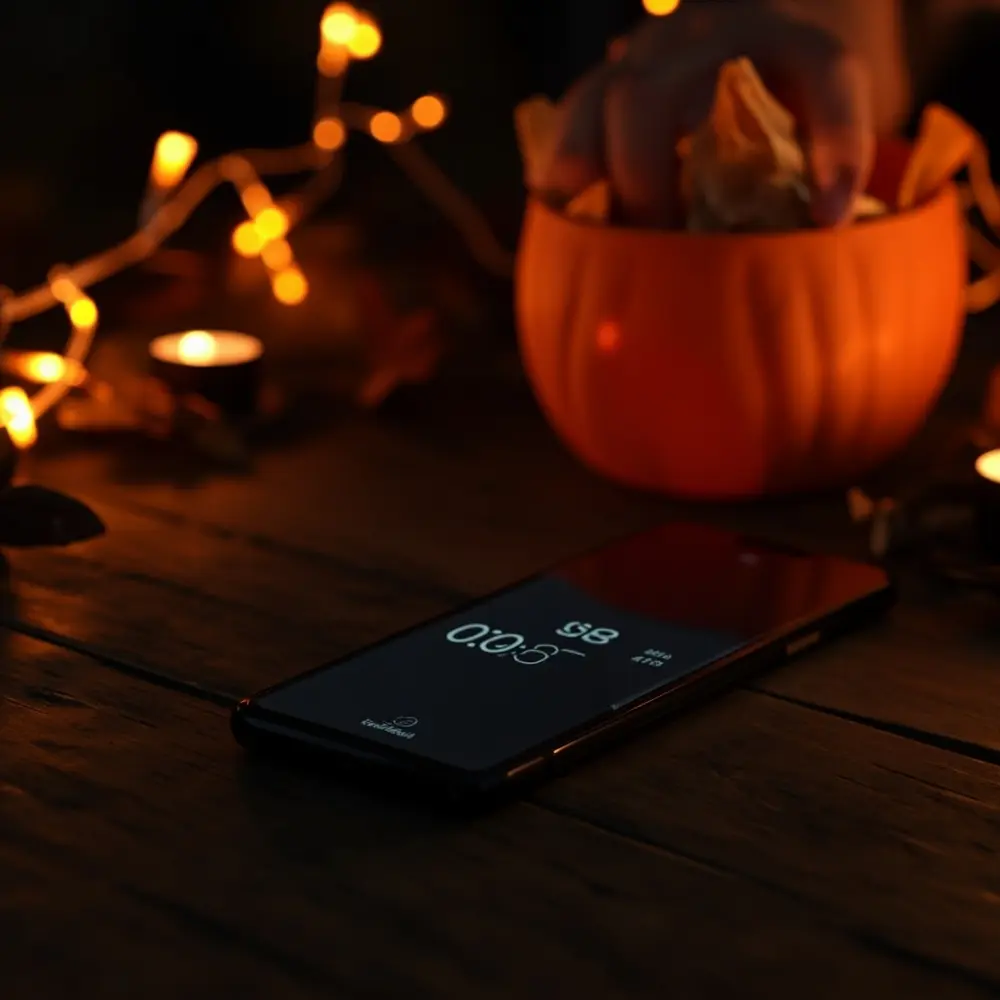 How to Host a Grown-Up Halloween Charades Night 3 The pumpkin 58 showing can slip drawing bucket up candy counting blurred background screen a see 8221 8220 shaped close paper h3 app of timer in you smartphone image shot 3 0 from person down