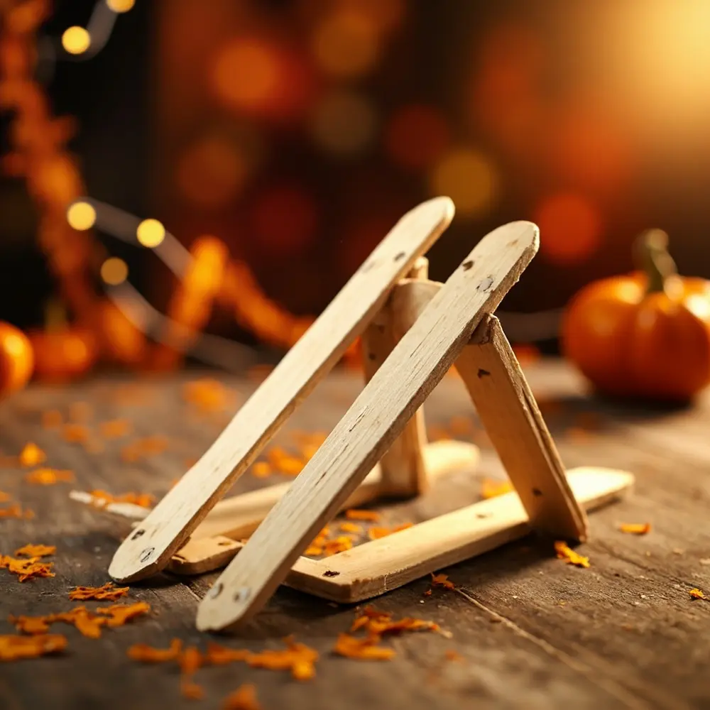 How to Engineer a Halloween Candy Catapult with Popsicle Sticks 3 Popsicle together several showing lengthwise jumbo holding its catapult glued completed a sticks and h3 it to is of sturdiness photo image made hand show length 3 arm