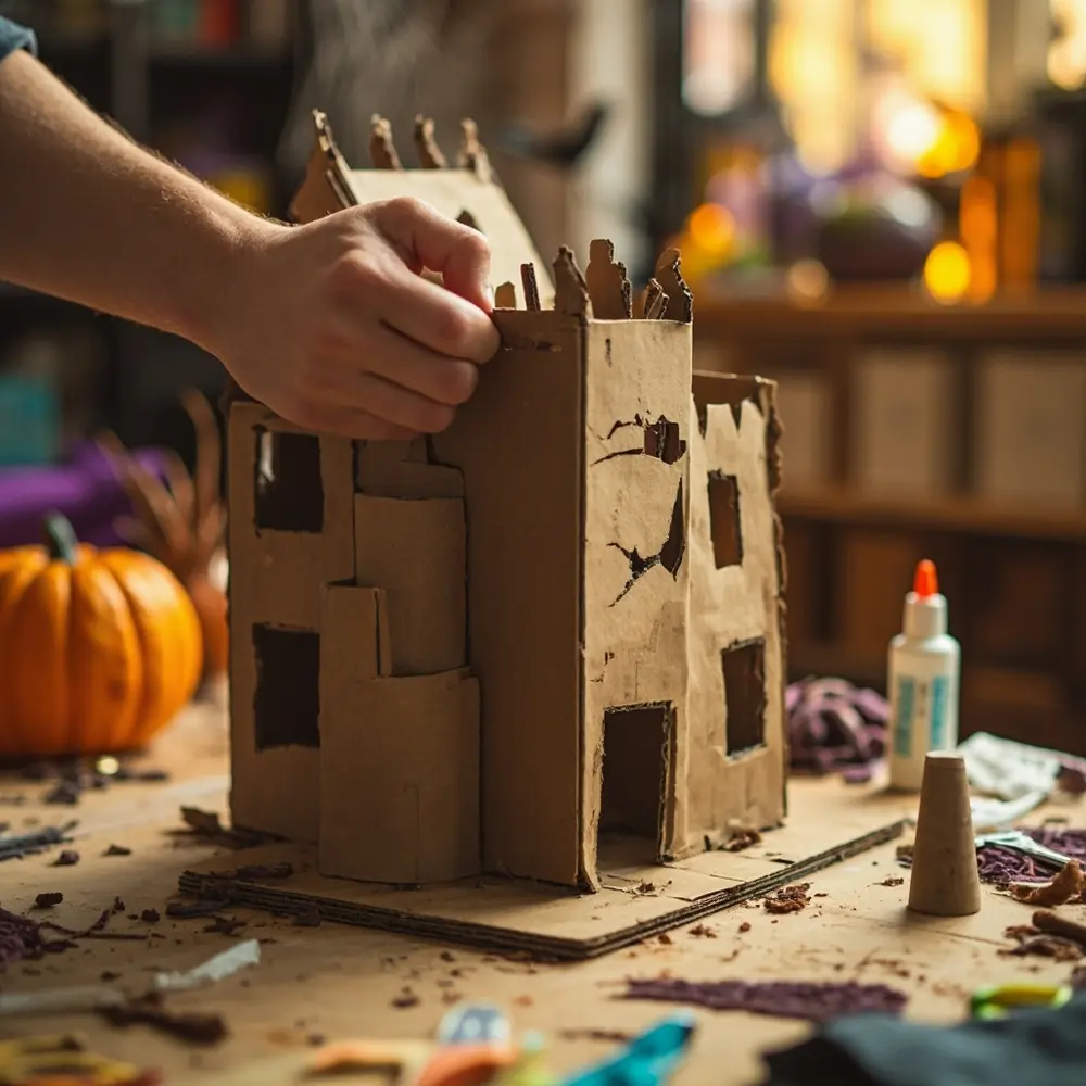 How to Engineer a Haunted House Using Recycled Materials 5 Adding 4 details step h3 features architectural 038