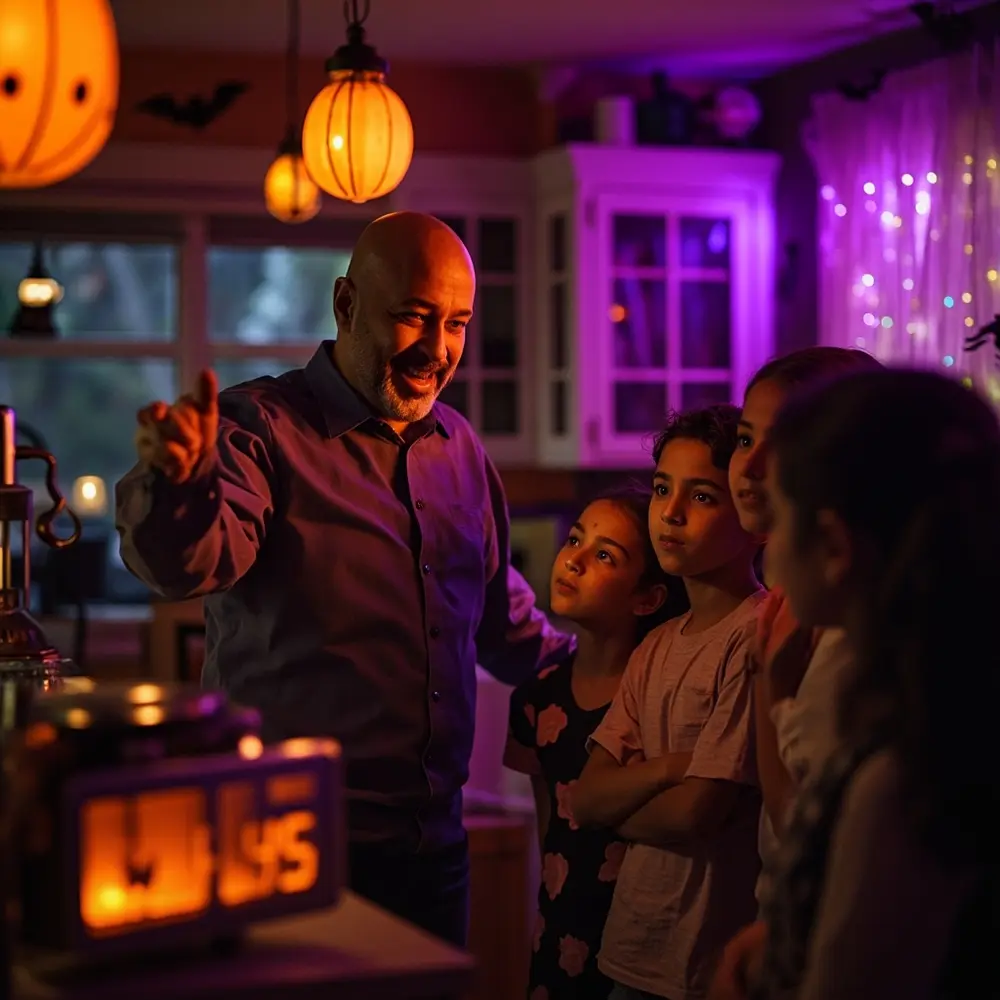 How to Organize a Halloween-Themed Scavenger Photo Hunt 5 Standing the enthusiastically large for showing group set pointing a explaining kitchen and an h3 to attentive minutes of in timer 45 host photo rules image front 4 strong