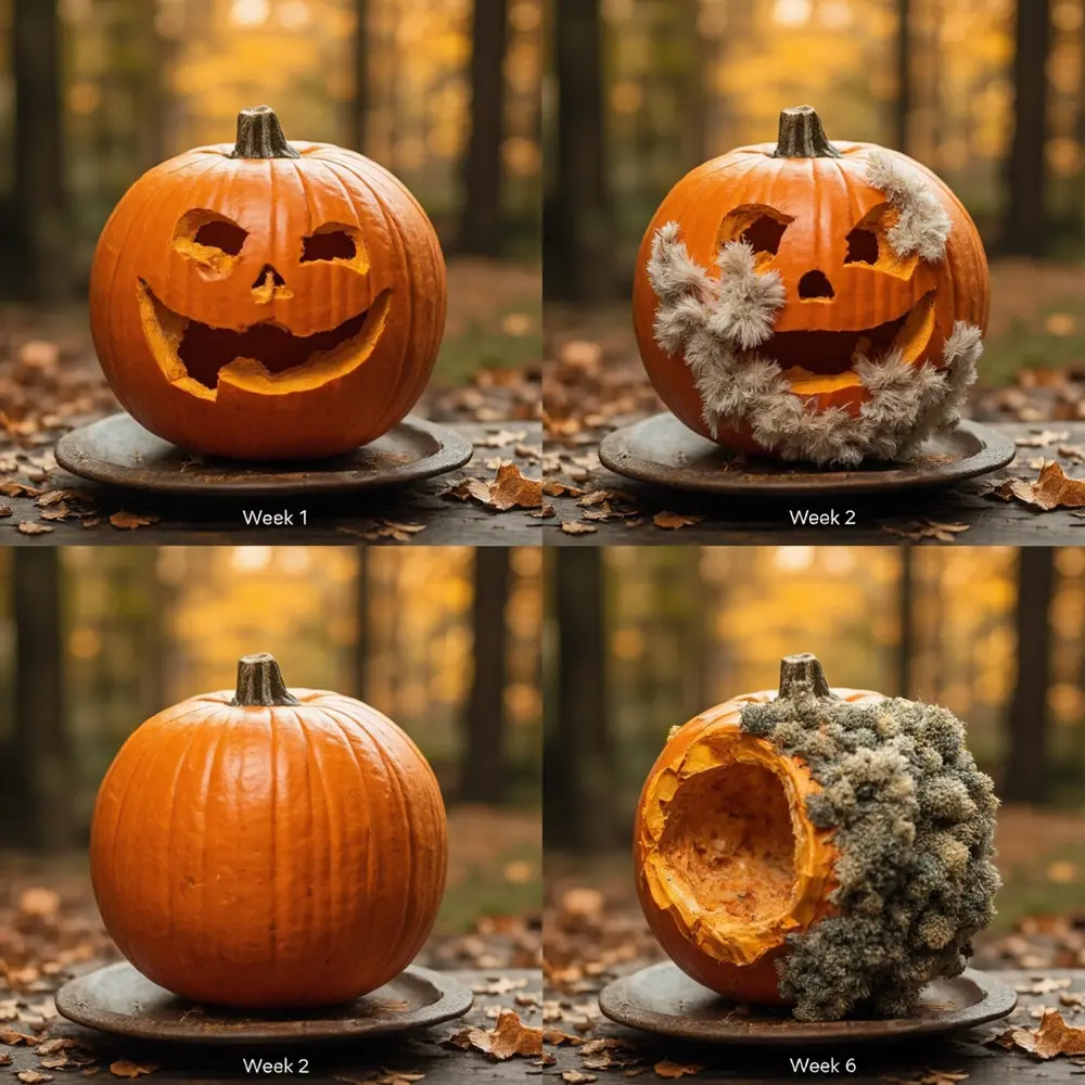 The Pumpkin Decomposition Study: A Week-by-Week Biology Project 1 Lead by step to how h2 the pumpkin decomposition study