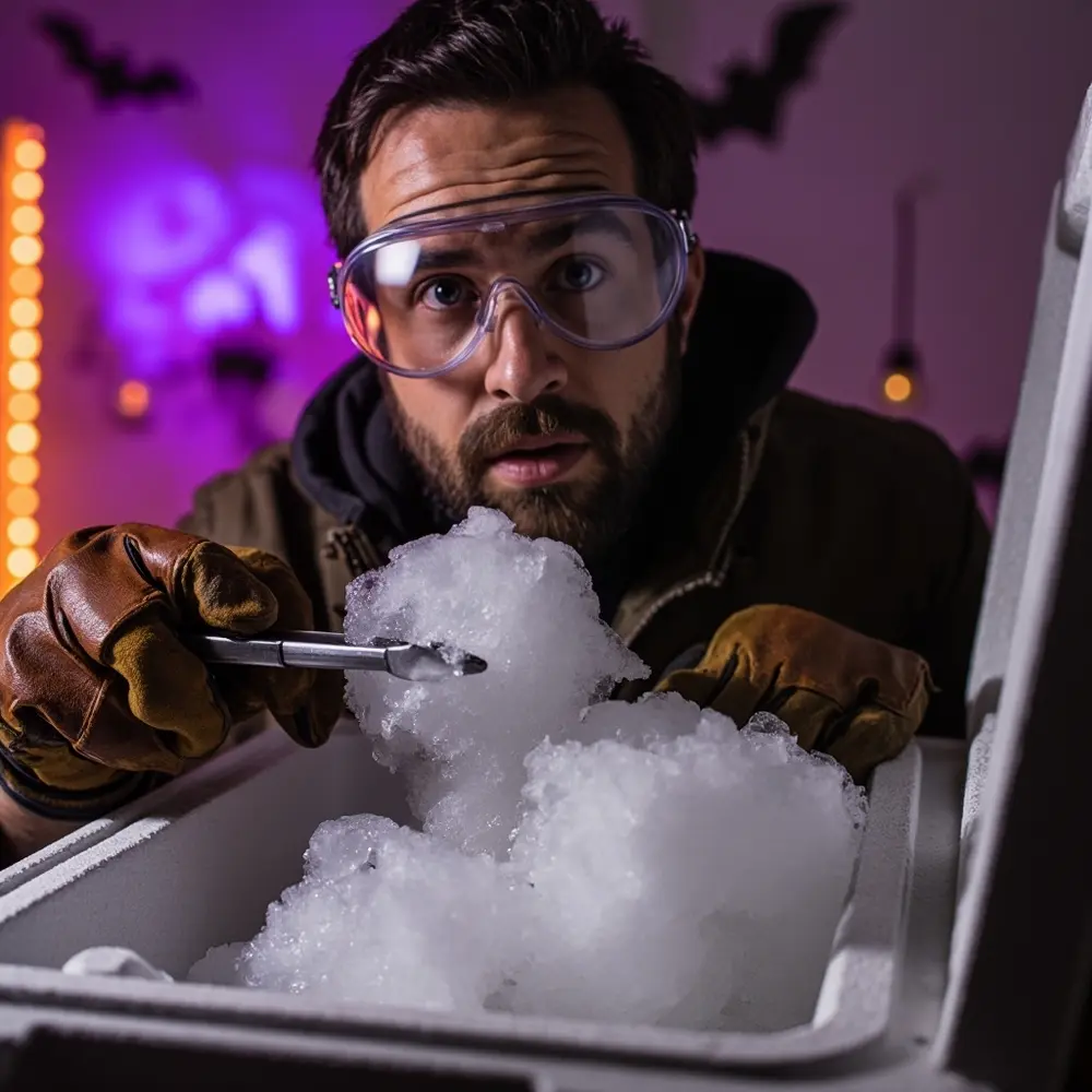 How to Make a Bubbling 'Witch's Brew' Punch (with Dry Ice Safely!) 7 Safety First: Handling Dry Ice Like a Pro ⚠️