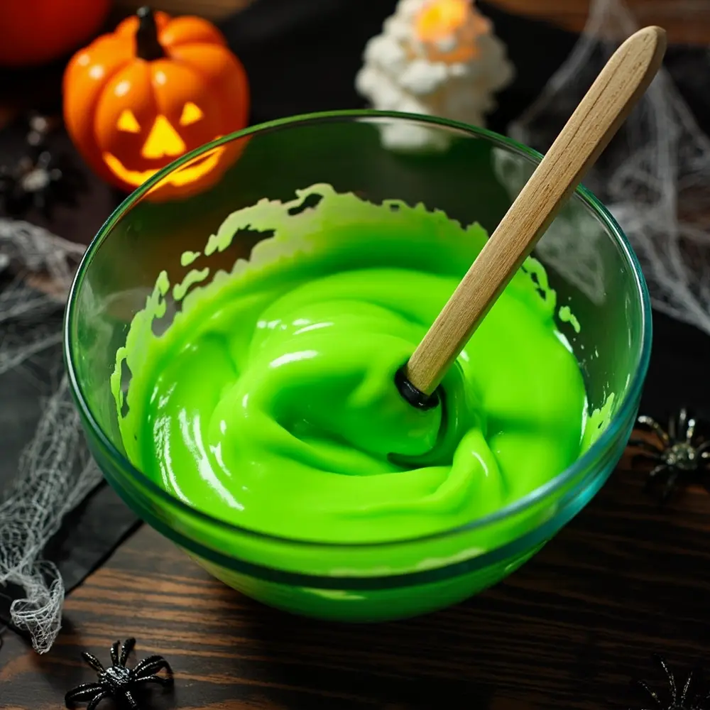 How to Make Creepy, Stretchy Zombie Fluffy Slime 5 Mass the slime looking showing sides pulling has bowl s clear a away cleanly and h3 it into is of as image shot now 5 strong single from stirred 8217 formed mixing down