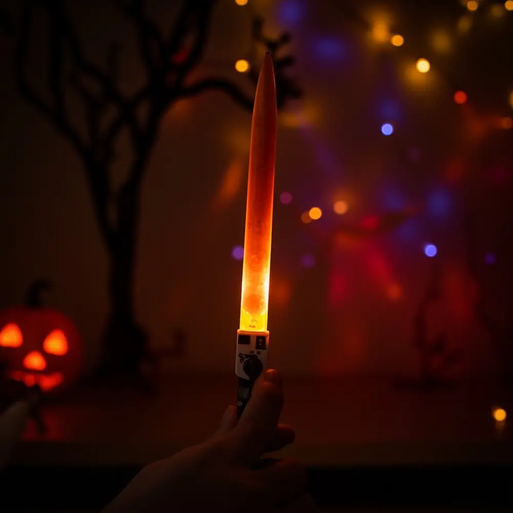 How to Create Your Own LED Light-Up Magic Wand Circuit 5 Shown led brightly the for dim glowing a 8221 8220 on h3 switch is of in with wand room image slightly shot first time 5 dramatic finger