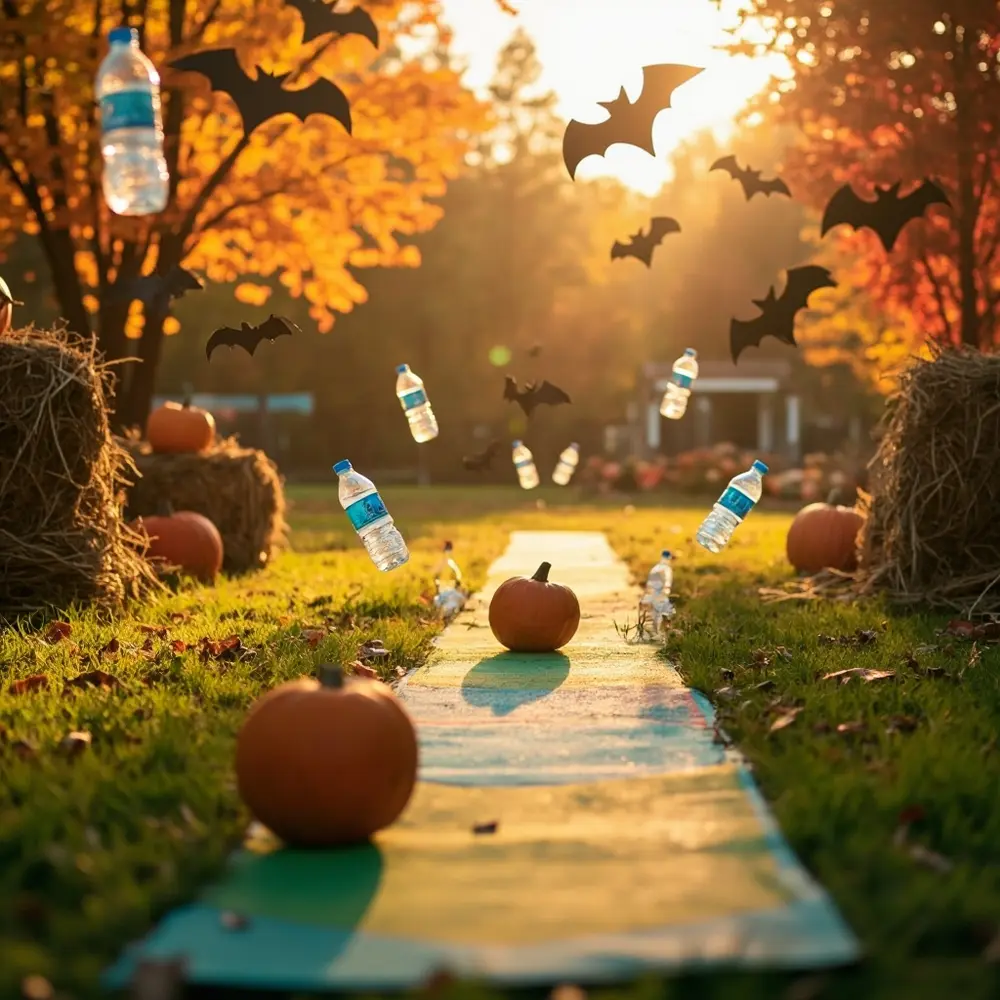 How to Set up a Fun and Simple Pumpkin Bowling Game 1 By step to how h2 play pumpkin bowling guide