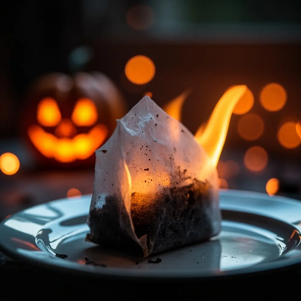 How to Make 'Flying Ghosts' with the Amazing Tea Bag Experiment 6 Burned the bag just s tea base nearly a starting inches off h3 it to capturing with plate as photo image 6 strong lift few 8217 down