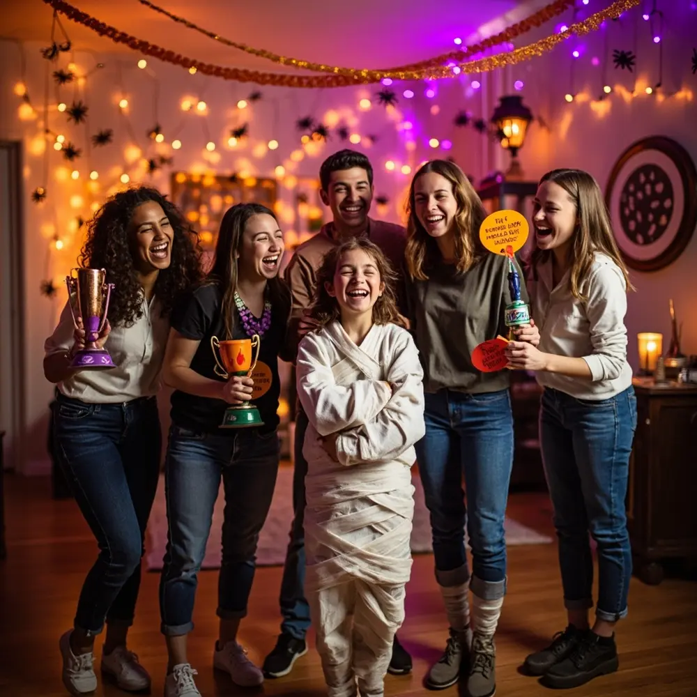 Your Guide to Hosting a Hilarious Mummy Wrapping Race 7 While wrappers for the silly hold up posing unwrapped a awards 8221 8220 and h3 mummy is team triumphant photo image partially 7 strong laughing handmade wrapped best