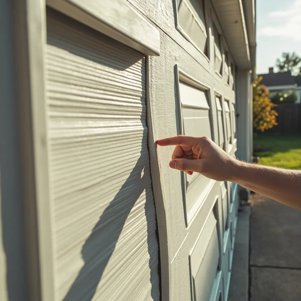 Why won’t my Halloween decals or tape stick to my garage door?