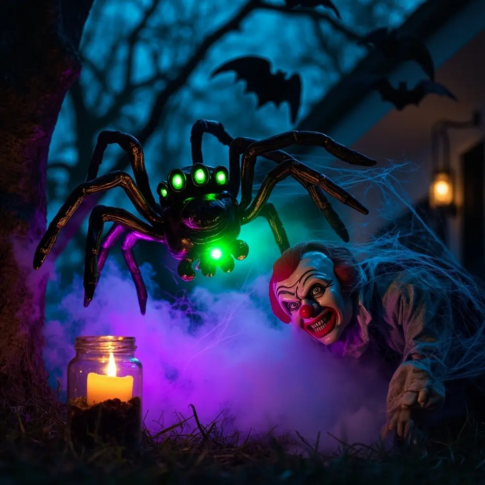 The Decorator's Arsenal: 25 Must-Have Halloween Props for 2025 7 Jumping Spiders or Clowns
