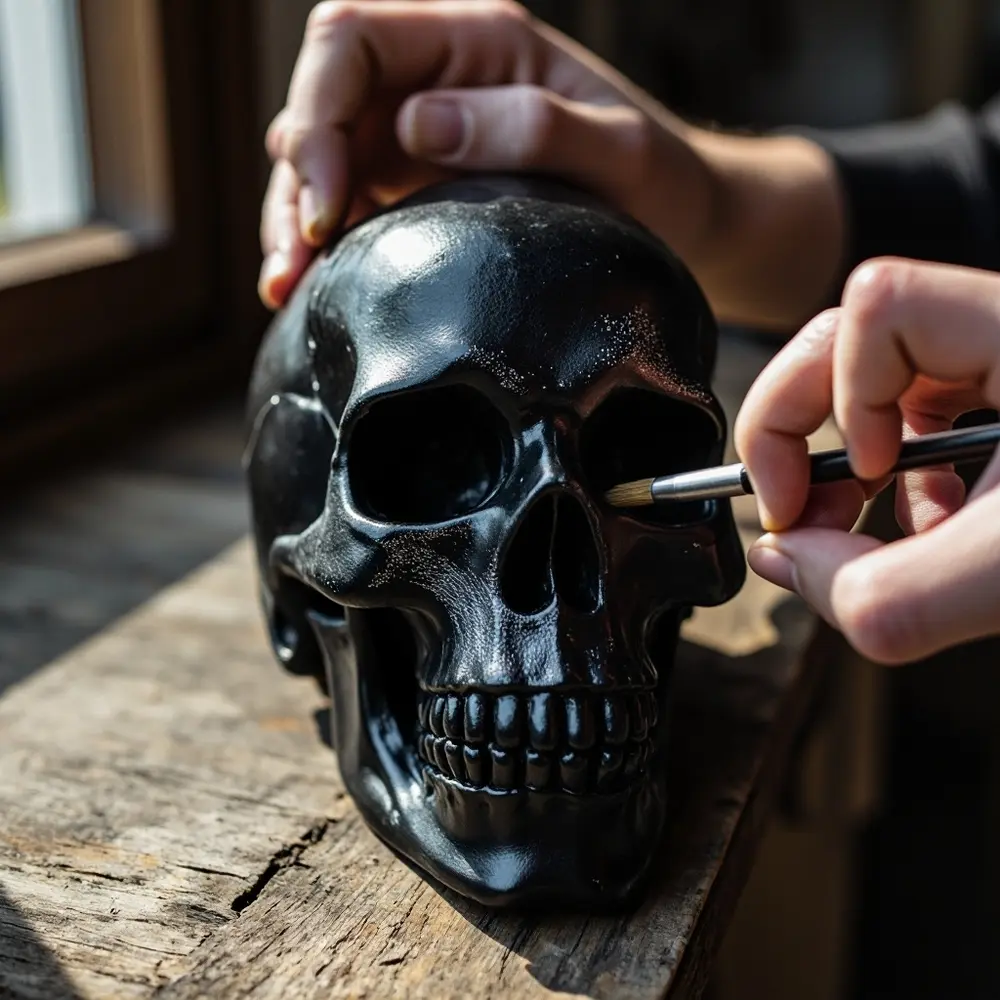 - How to Transform 5 Common Dollar Store Items into Amazing Decor 4 Project 1 – From Plastic Skull to Eerie Candle Holder