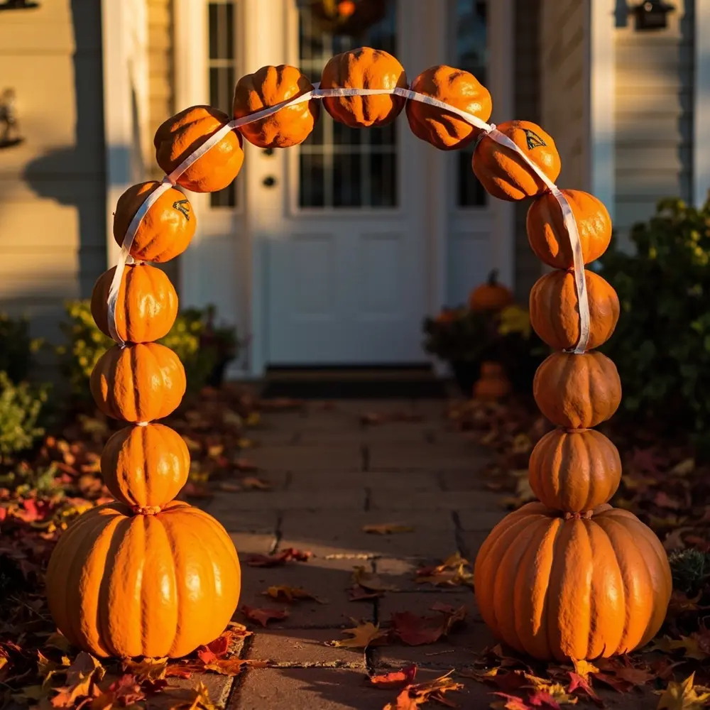 Pumpkin archway