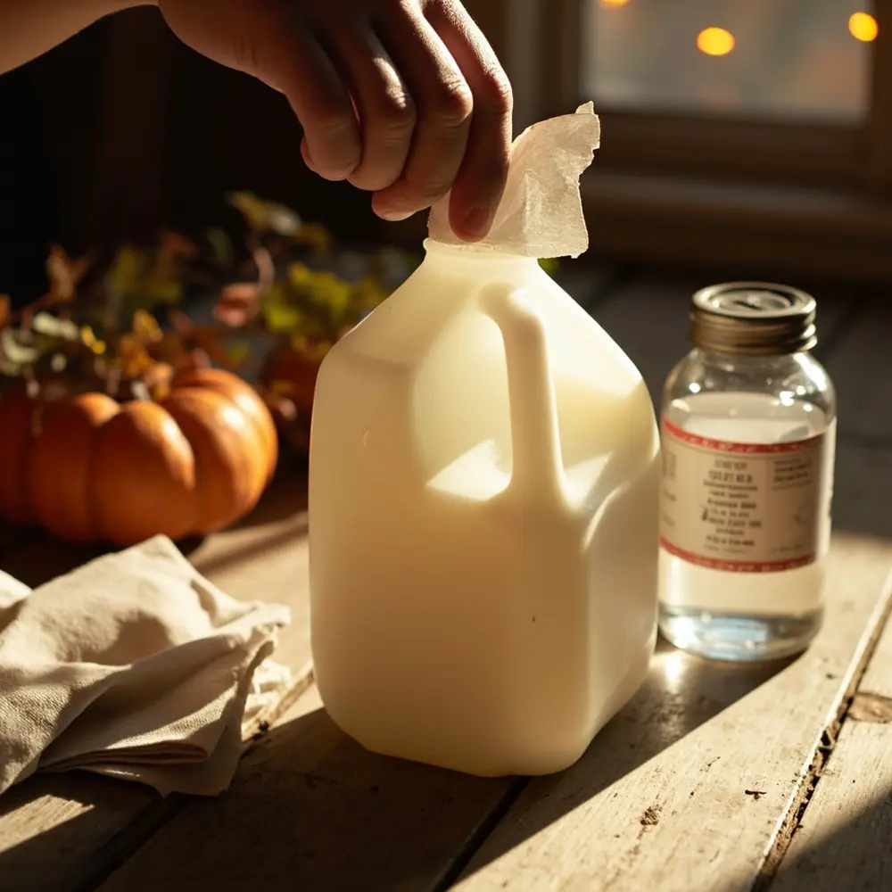 How to Make Your Own Spooky Halloween Lighting (Spirit Jugs & Mason Jars) 2 Step 1 – Prepare the Jug