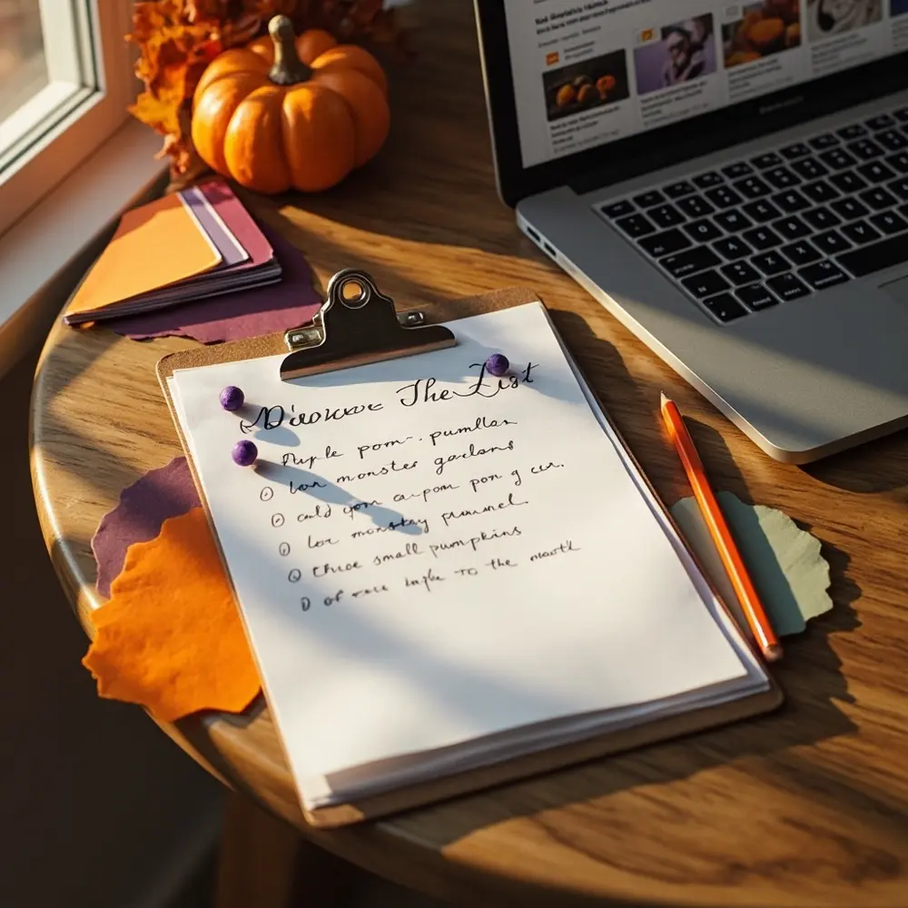 How to Choose Family-Friendly Halloween Decor That's Fun, Not Frightening 2 Step 2 conduct a friendly decor audit shopping plan part 2 shopping list making