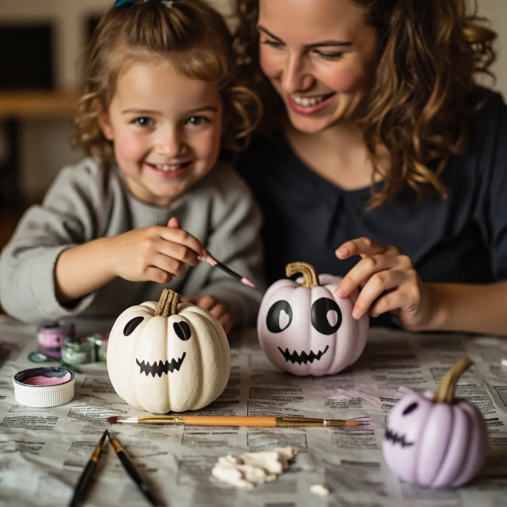 - How to Create a 'Cute-Spooky' Vibe That's Fun for Toddlers 4 Step 2 – Designing Smiling Jack-O’-Lanterns (The No-Carve Way)