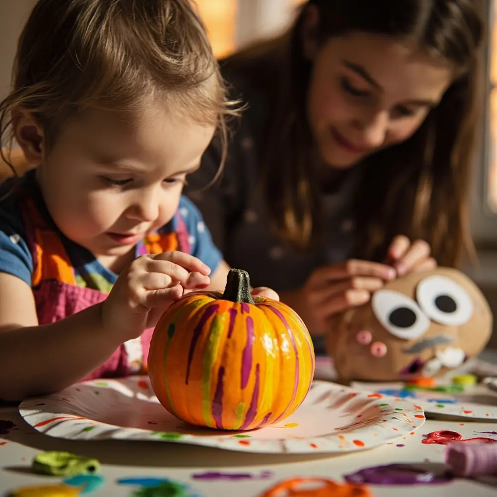How to Choose Family-Friendly Halloween Decor That's Fun, Not Frightening 11 Step 3 create one simple diy centerpiece part 2 crafting activity