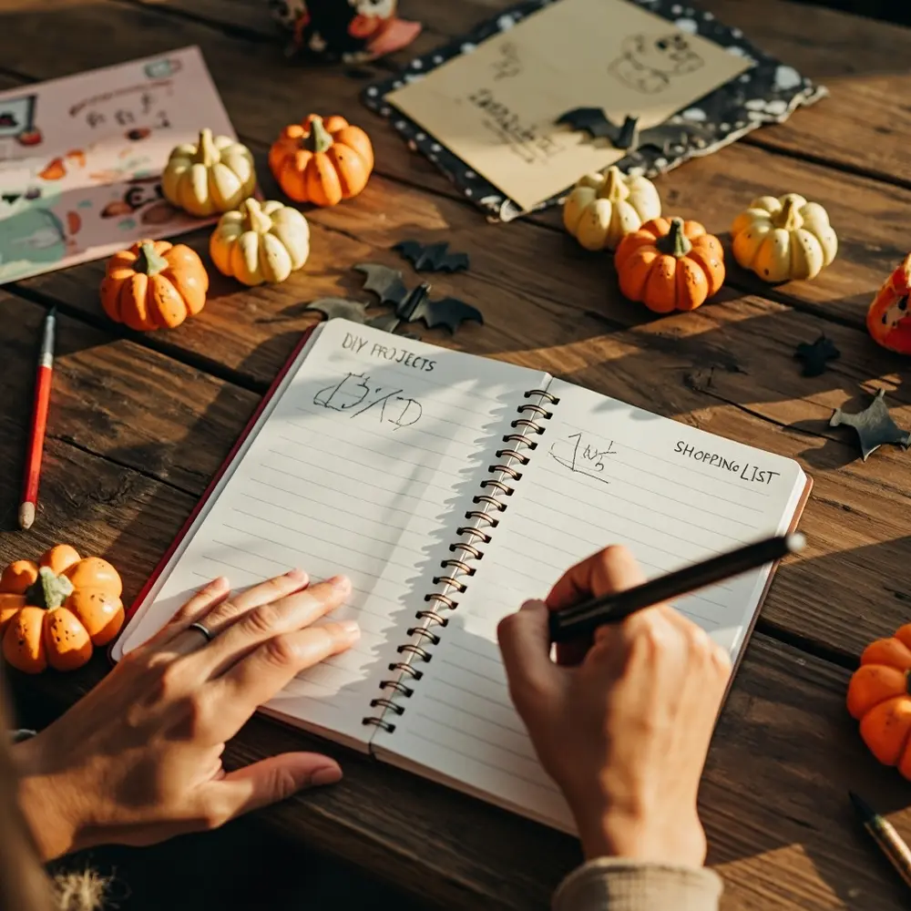 How to Create a Cute & Charming Halloween Theme (Perfect for Kids!) 7 Step 4 – Curate Your Decorations (DIY vs. Buy)