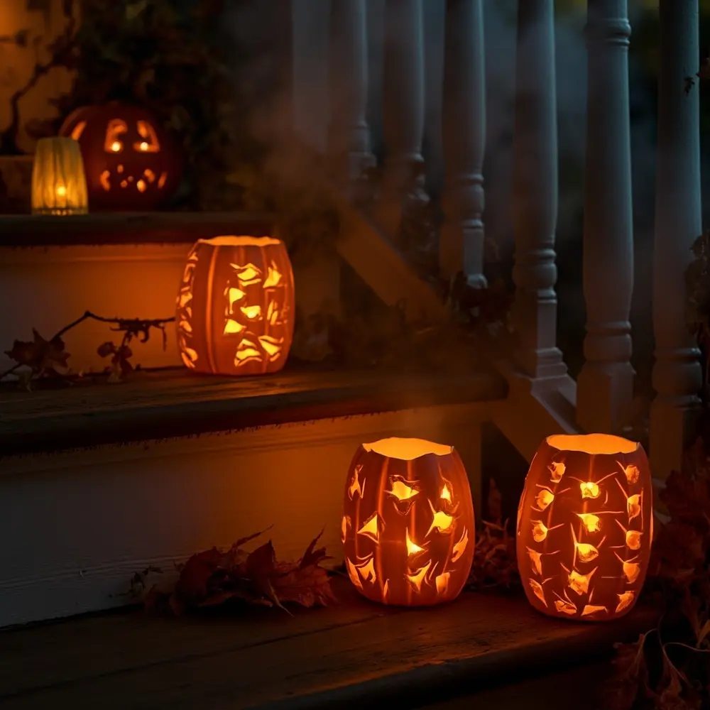 How to Safely Use Fake Candles and String Lights in Your Halloween Decor 5 Step 4 – Strategically Place Flameless Candles