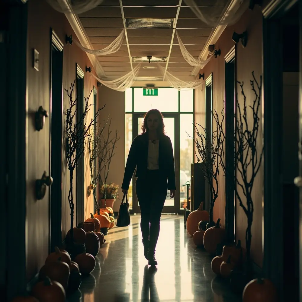 How to Decorate Your Office or Classroom for Halloween Tastefully 6 Step 4 – Testing Your Final Look