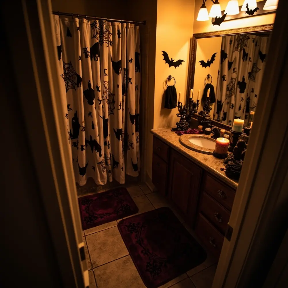 How to Add Frightfully Fun Decor to Your Bathroom 7 Step 5 – Test Your Terrifying Transformation