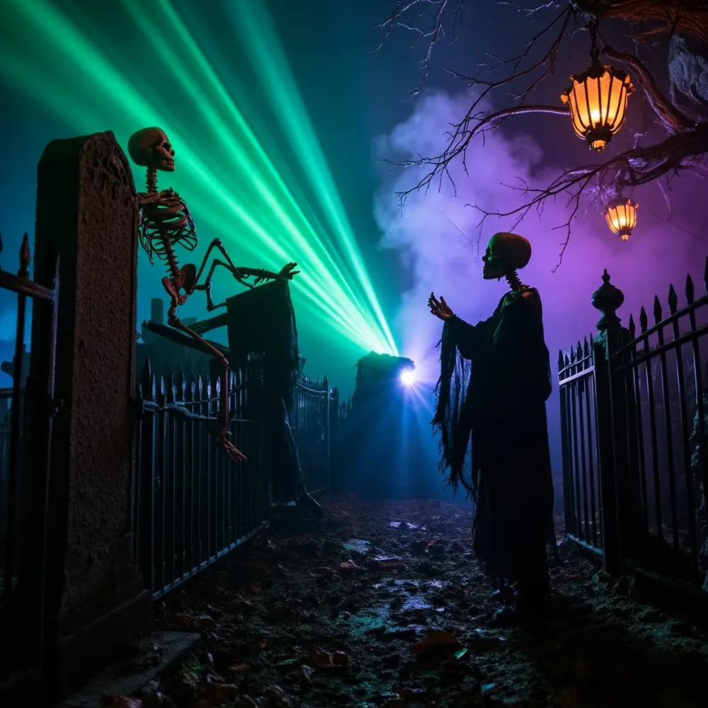 The Decorator's Arsenal: 25 Must-Have Halloween Props for 2025 12 Strobe Lights
