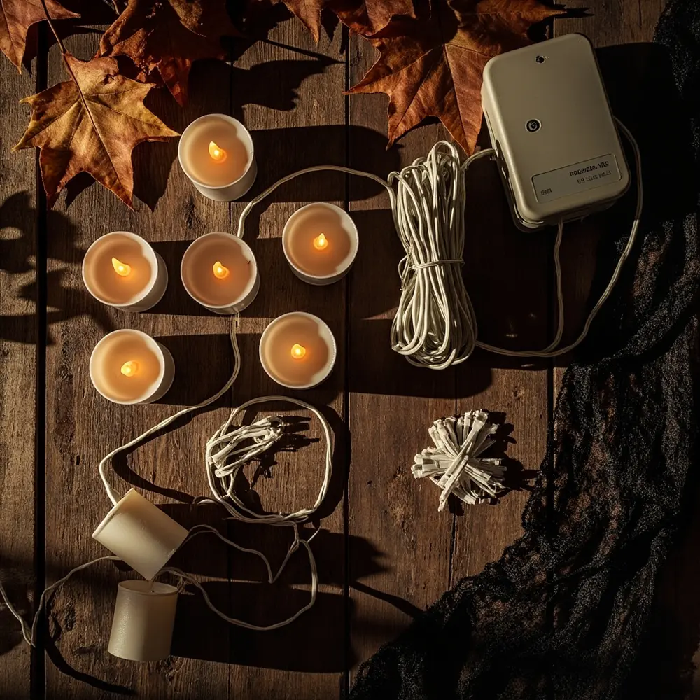 How to Safely Use Fake Candles and String Lights in Your Halloween Decor 1 Tools & Materials Needed 🛠️