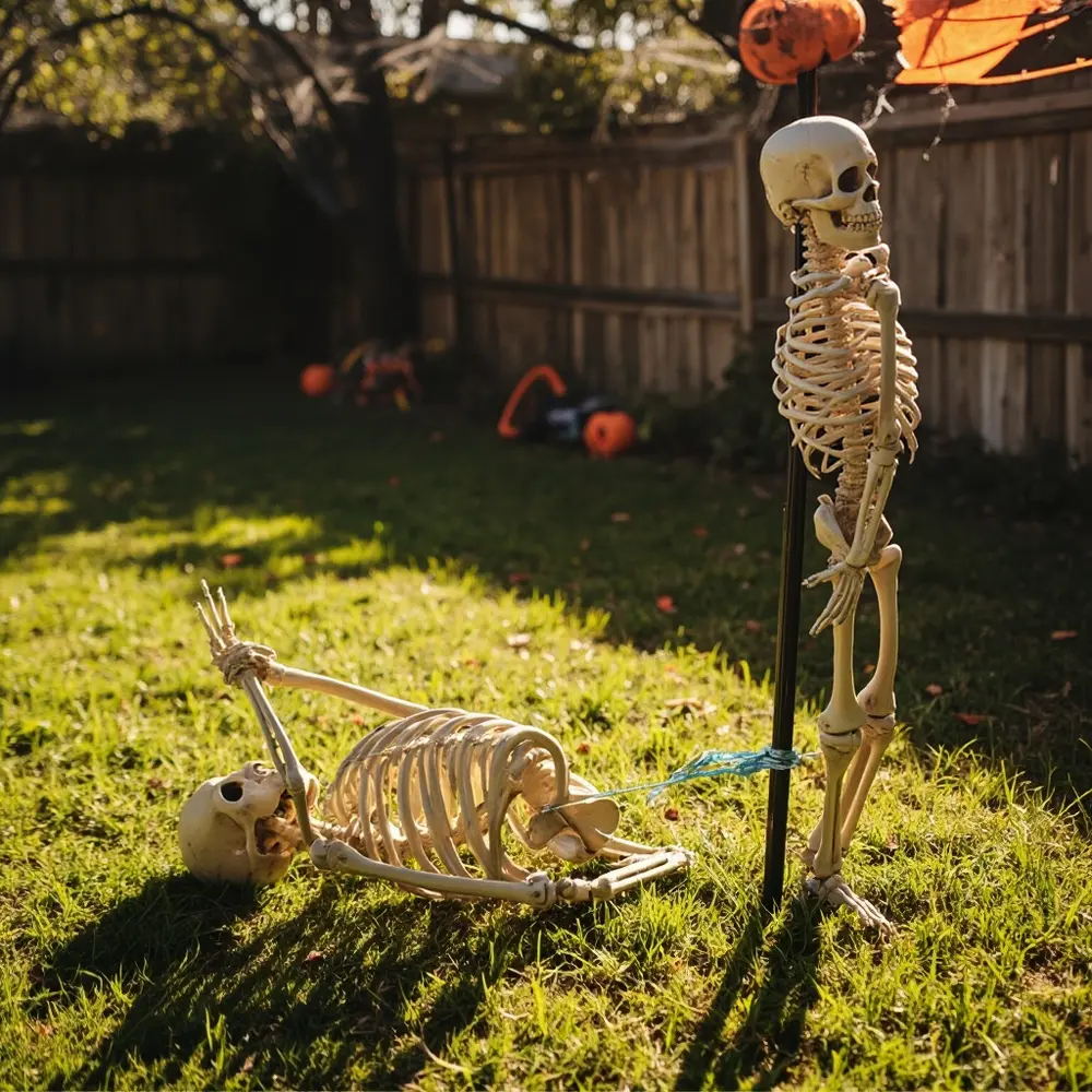 How to Pose Skeletons for Maximum Spooky (and Funny) Effect 14 My skeleton keeps falling over! What can I do?
