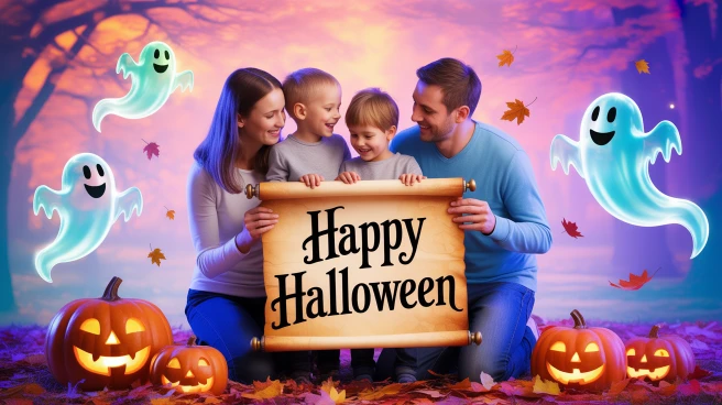 Playful and heartfelt Halloween wishes and greetings for family cards