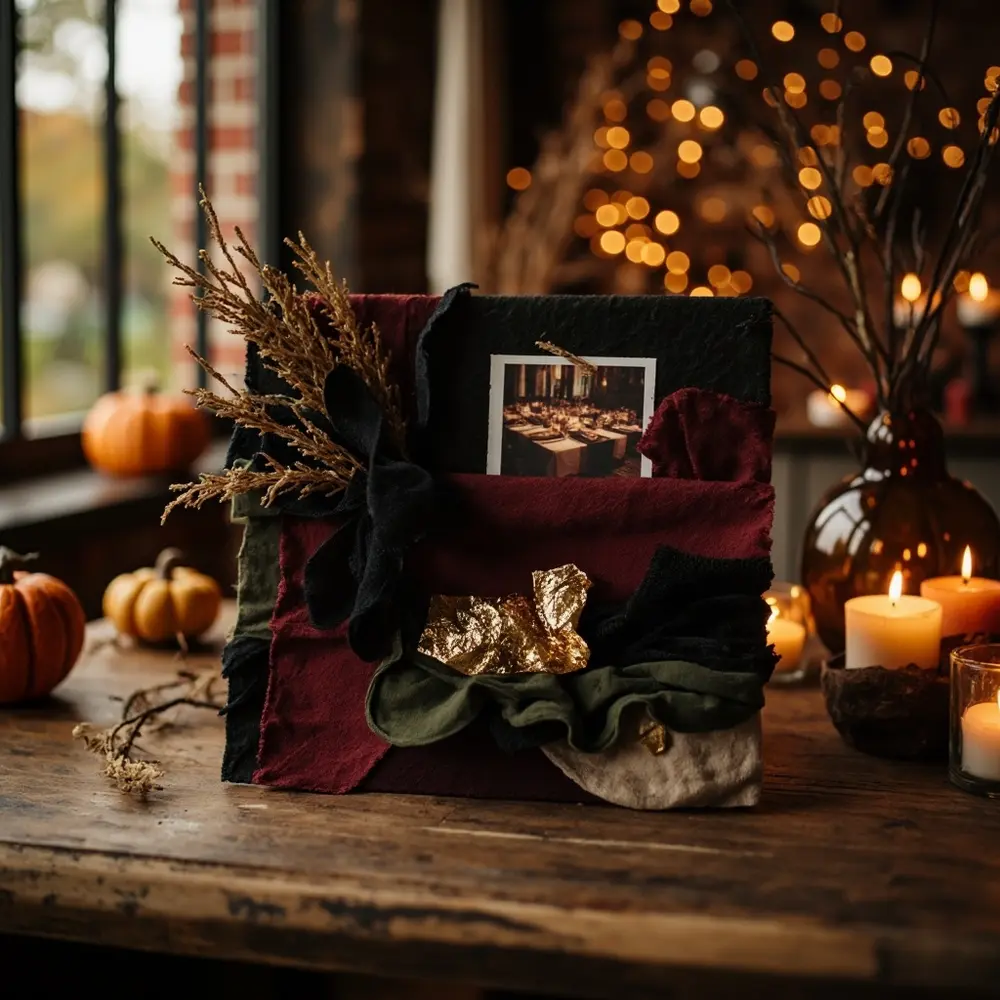 How to Create Moody Rustic Fall Wedding Decor (Easy DIY Guide) 1 Board mood vision the h3 fall step 1 wedding your setting