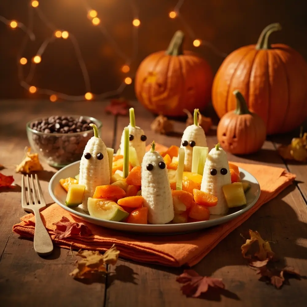 12 Spooktacular & Healthy Halloween Treats Your Kids Will Love 1 Pumpkins h2 ghosts 038 1 banana orange
