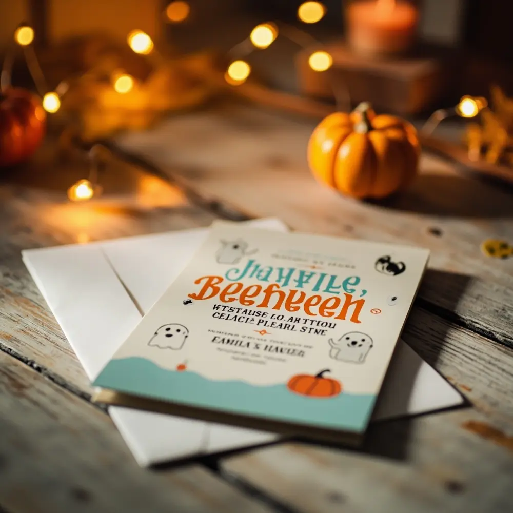 How to Word a Fun Costume Dress Code on Your Wedding Invitations 1 G e halloween 8221 8220 comic option playful celebration h3 038 casual 1 con bash